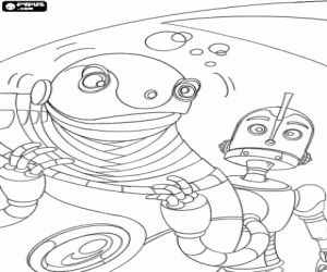 Colorear Bigweld y Rodney, Robots