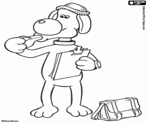 Colorear Bitzer es el entrenador