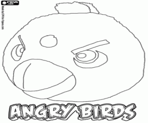 Colorear Black Bird de Angry Birds