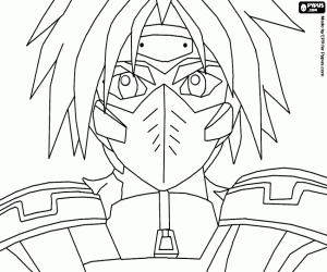 Colorear Blader enmascarado Jin, Beyblade