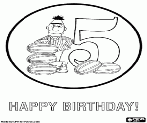 Colorear Blas y cinco melones para 5 años