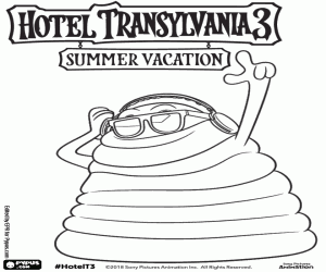 Colorear Blobby, el monstruo gelatinoso