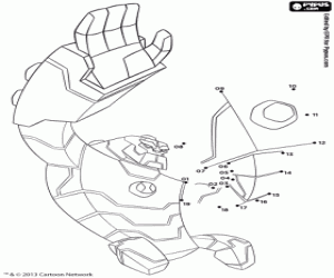 Colorear Bloox,Ben10 Omniverse,por puntos