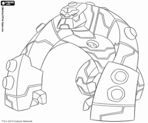 Colorear Bloxx de Ben 10 Omniverse