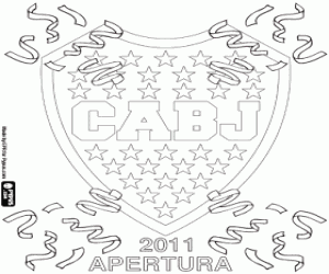 Colorear Boca Juniors, campeón 2011