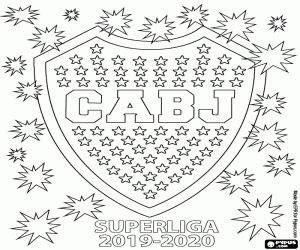 Colorear Boca Juniors, Superliga 2019-2020