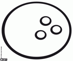 Colorear Bola de boliche