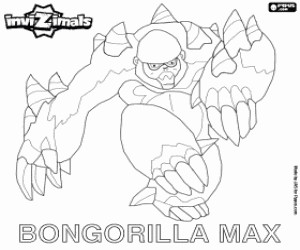 Colorear Bongorilla Max, Invizimals