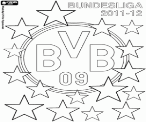Colorear BorussiaDortmund,campeón 2011-12
