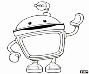Colorear Bot, el mejor amigo robot del Equipo Umizoomi