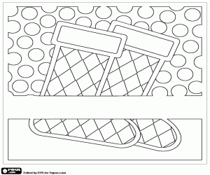 Colorear Botas de Santa, tarjeta navideña