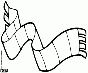 Colorear Una bufanda de lana para el bebé