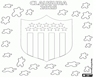 Colorear CA Peñarol,campeón Clausura 2025