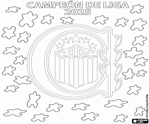 Colorear CA Rosario Central, campeón 2025