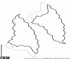 Colorear El cabello del payaso Krusty 