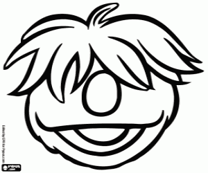 Colorear La cabeza de Groove, los Hoobs