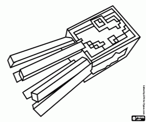 Colorear El calamar de Minecraft, Squid 