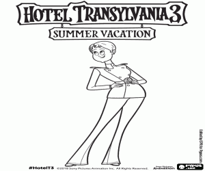 Colorear La capitana de barco Ericka