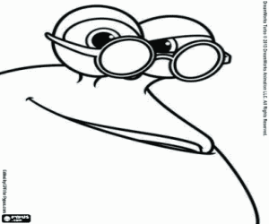 Colorear La cara del caracol Sombra