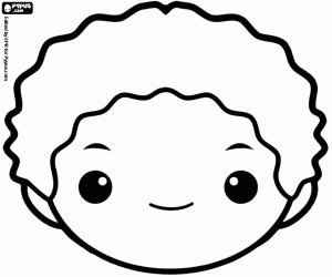 Colorear Cara del Dios Ares, una máscara