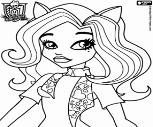Colorear Catrine DeMew de Monster High