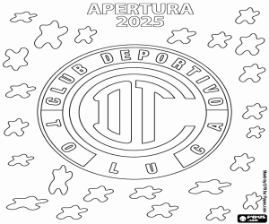 Colorear CD Toluca, campeón Apertura 2025