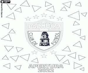 Colorear CF Pachuca, Apertura 2022
