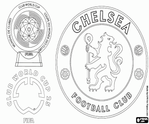 Colorear Chelsea, campeón mundial 2025