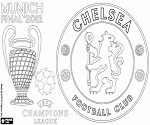 Colorear Chelsea FC, Champions 2011-2012