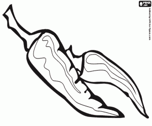 Colorear Chiles o pimientos