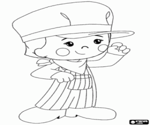 Colorear Chloe, una maquinista de tren