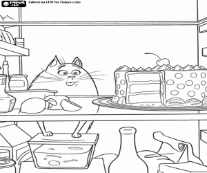 Colorear Chloe con la nevera abierta