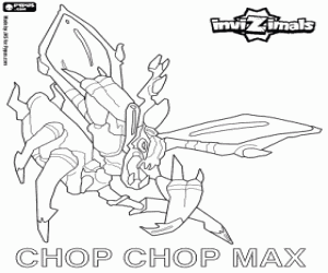 Colorear Chop Chop Max,insecto Invizimals