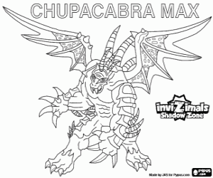 Colorear Chupacabra Max, Invizimals LOD