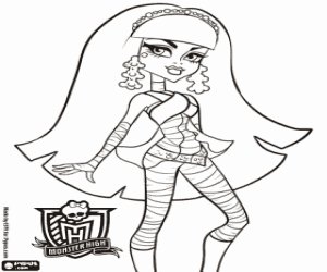 Colorear Cleo de Nile, Monster High