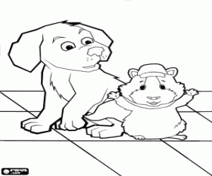 Colorear El cobaya Linny, Wonder Pets