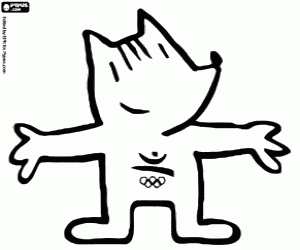 Colorear Cobi, mascota de Barcelona 1992