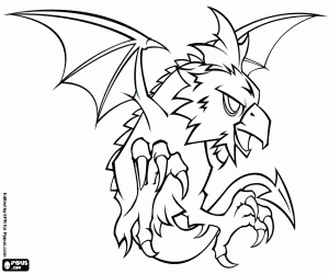 Colorear La Cocatriz, una criatura mítica