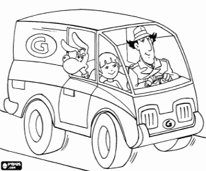 Colorear Coche del Inspector Gadget