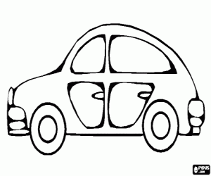 Colorear Coche pequeño