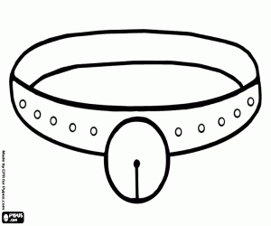 Colorear Collar con cascabel