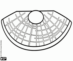 Colorear Un collar de oro del antiguo Egipto