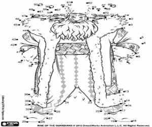 Colorear Completa el dibujo de Norte