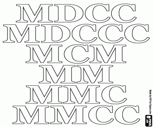 Colorear Contar en centenas de 1700 a 2200