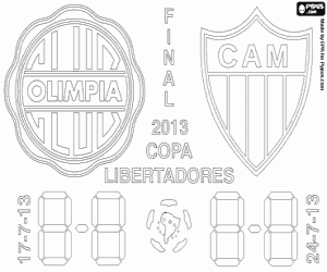 Colorear Copa Libertadores, Final 2013
