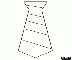 Colorear Una corbata, regalo para papá