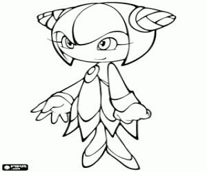 Colorear Cosmo, personaje de Sonic