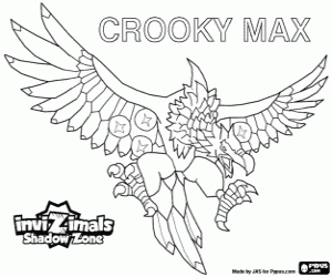Colorear Crooky Max, Invizimals LOD