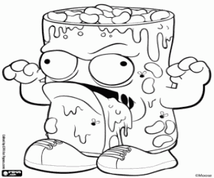 Colorear Crud can, Trash Pack