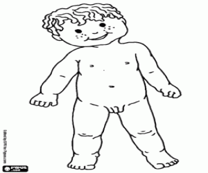 Colorear Cuerpo de un niño